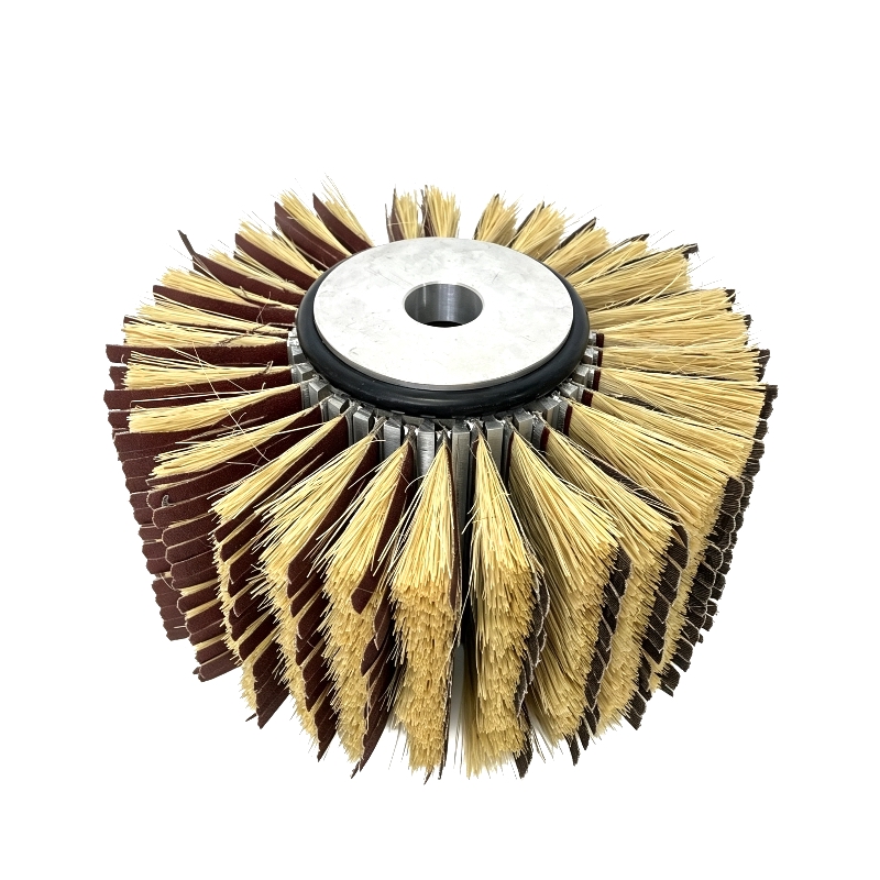 sisal abrasive sanding brush wheel for deburring