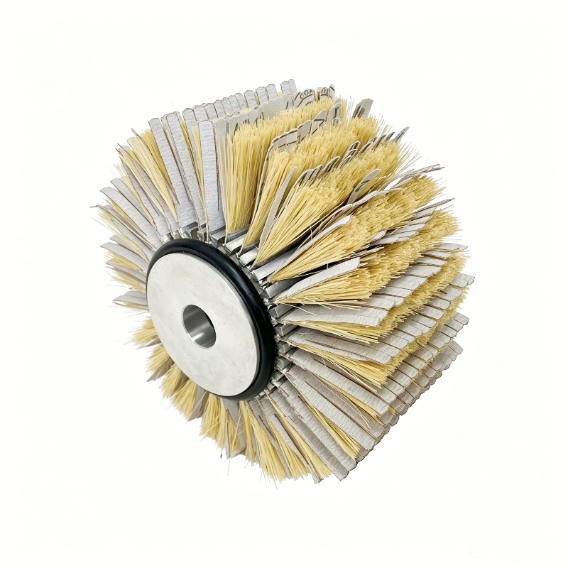 profiled tampico sanding brush roll