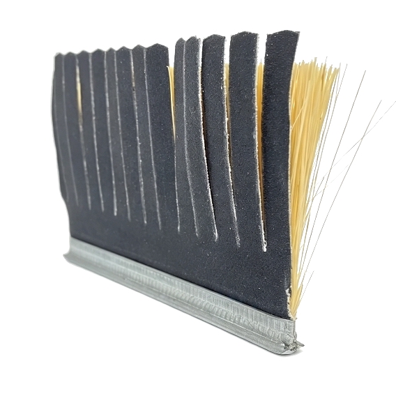 Metal Base Abrasive Strip Brush