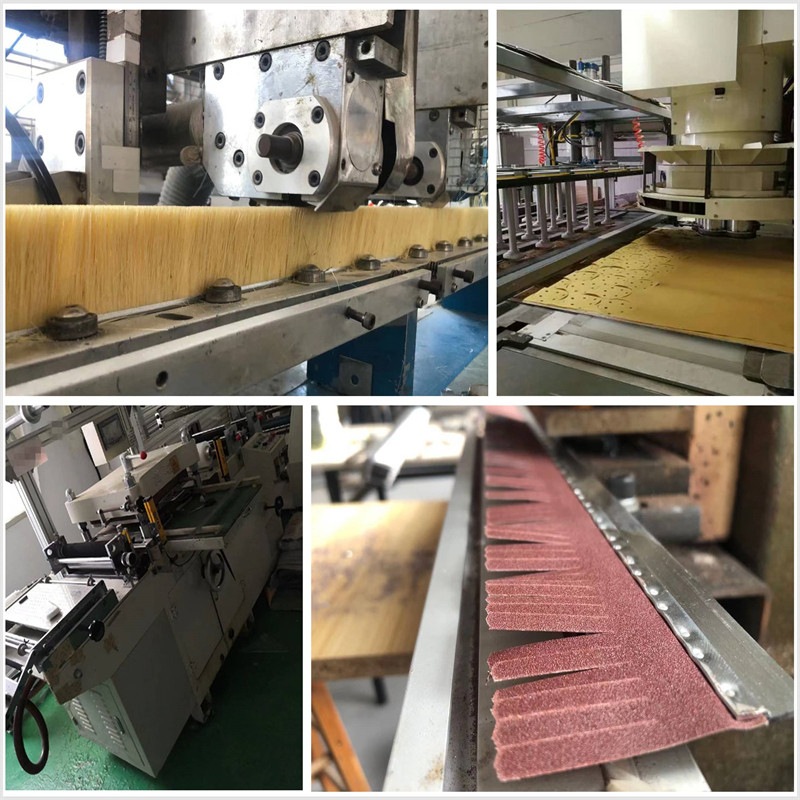 ono-woven abrasive roller brush for fine polishing factory