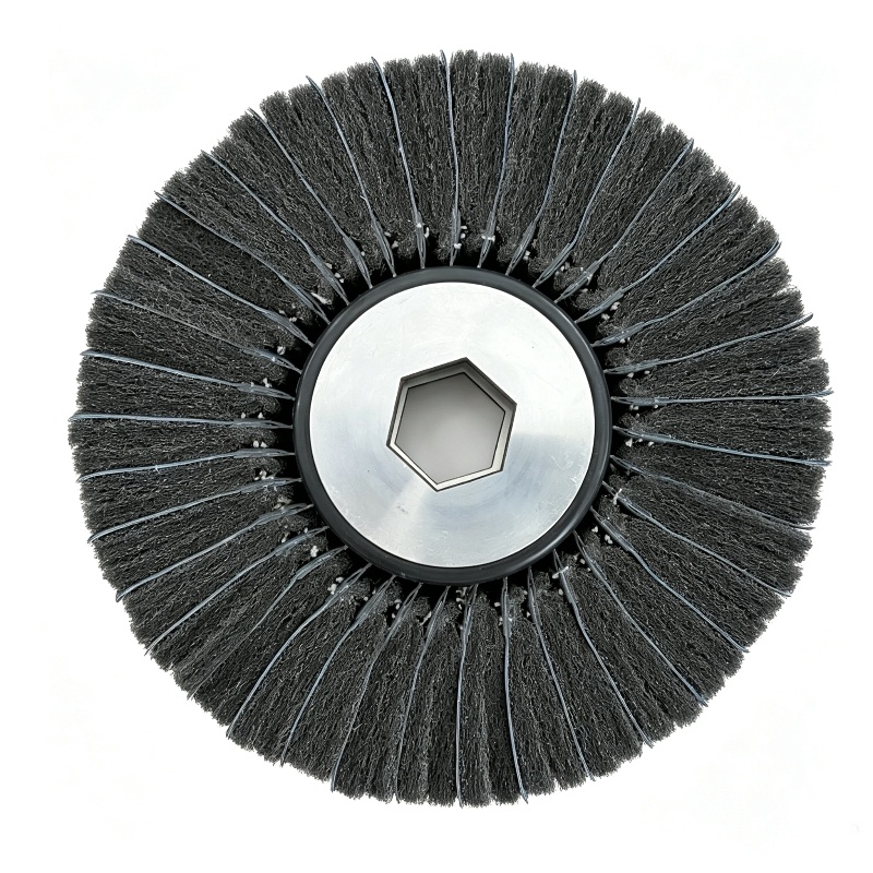 scouring pad & coated abrasive polishing roller for deburring customizable