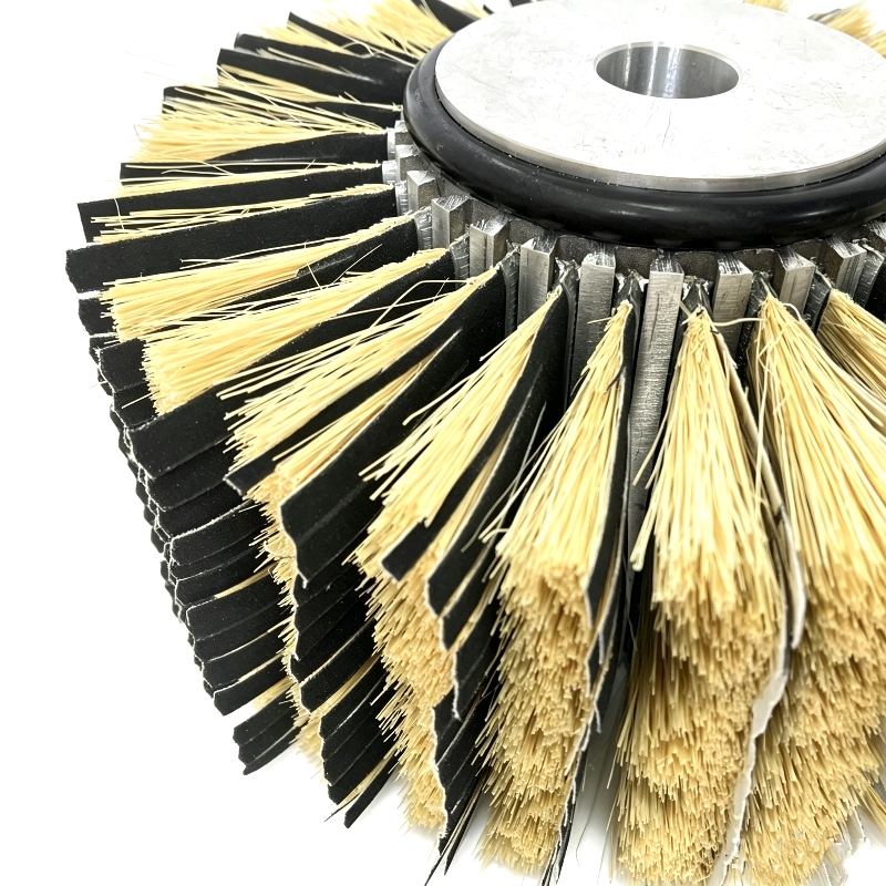 automatic flexible abrasive brush roller details